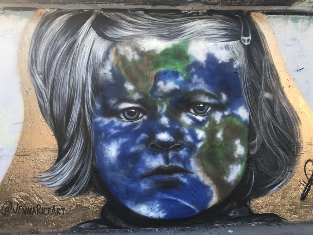 Earth Child Mural Greensboro, NC